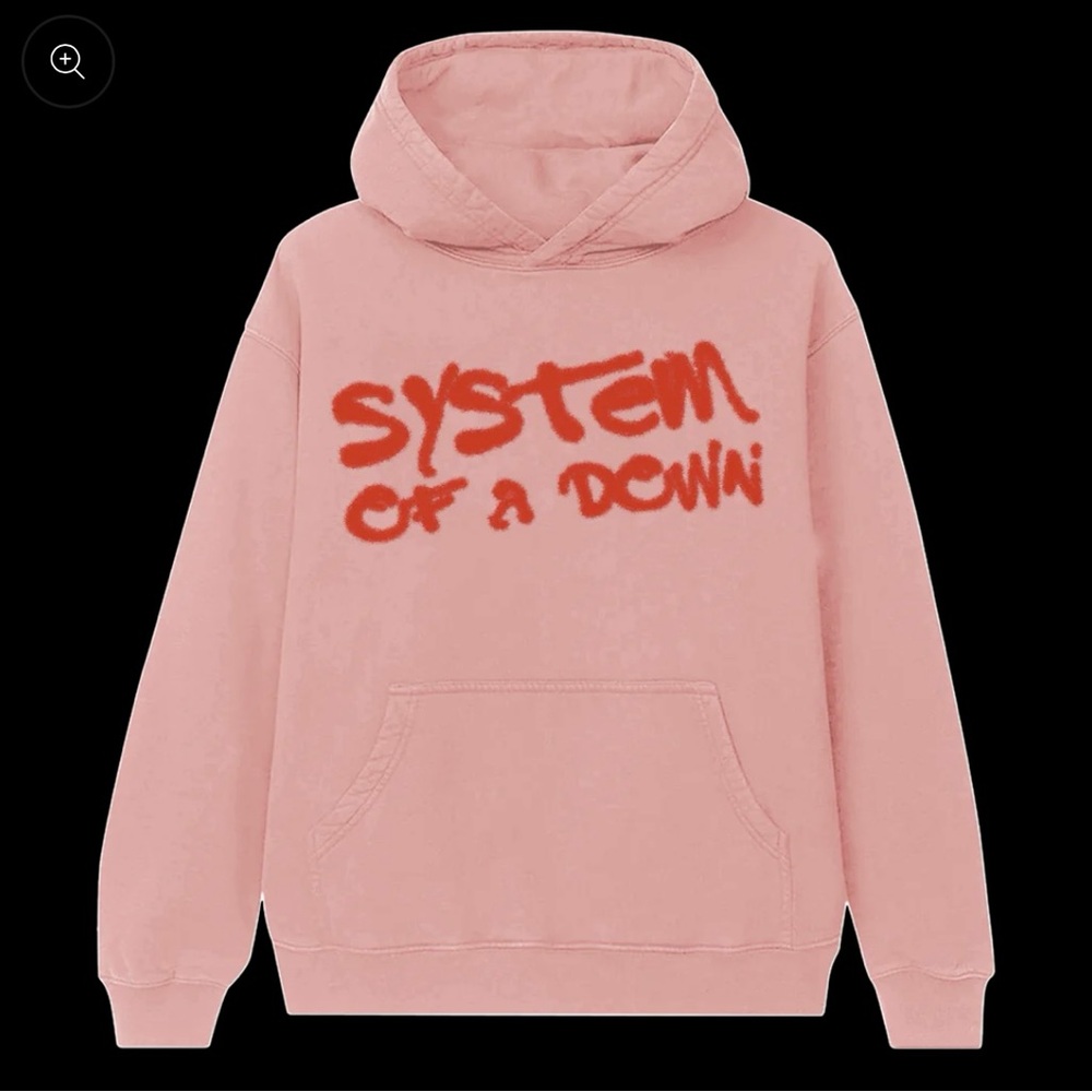 System Of A Down Puff Script Hoodie